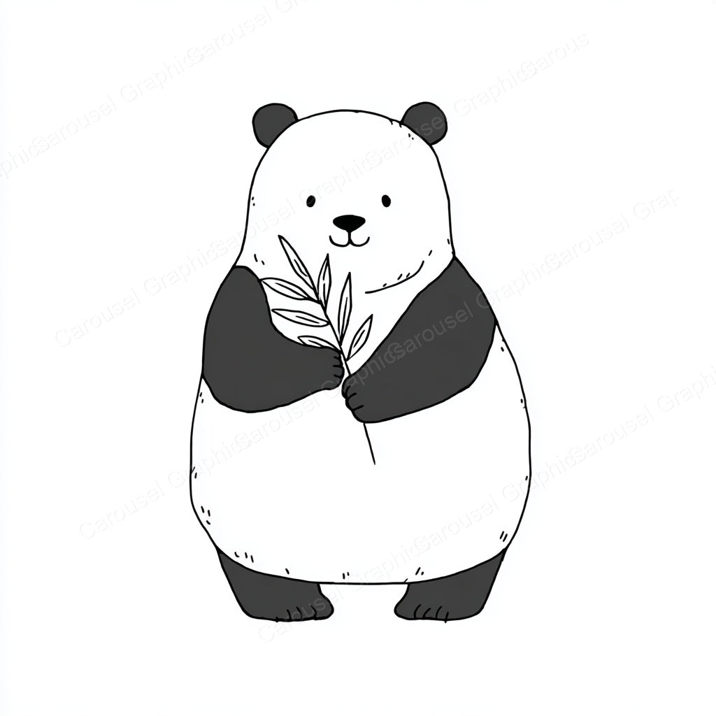 Panda Vector Graphic preview