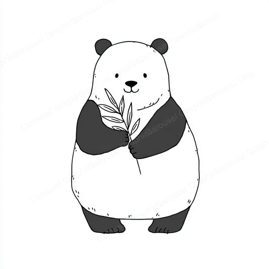 Panda Vector Graphic preview