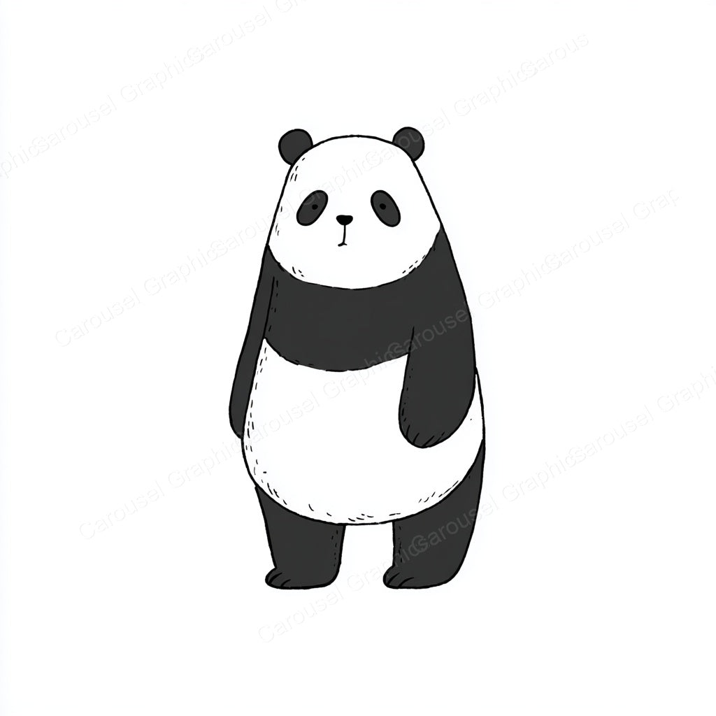 Panda Vector Graphic preview
