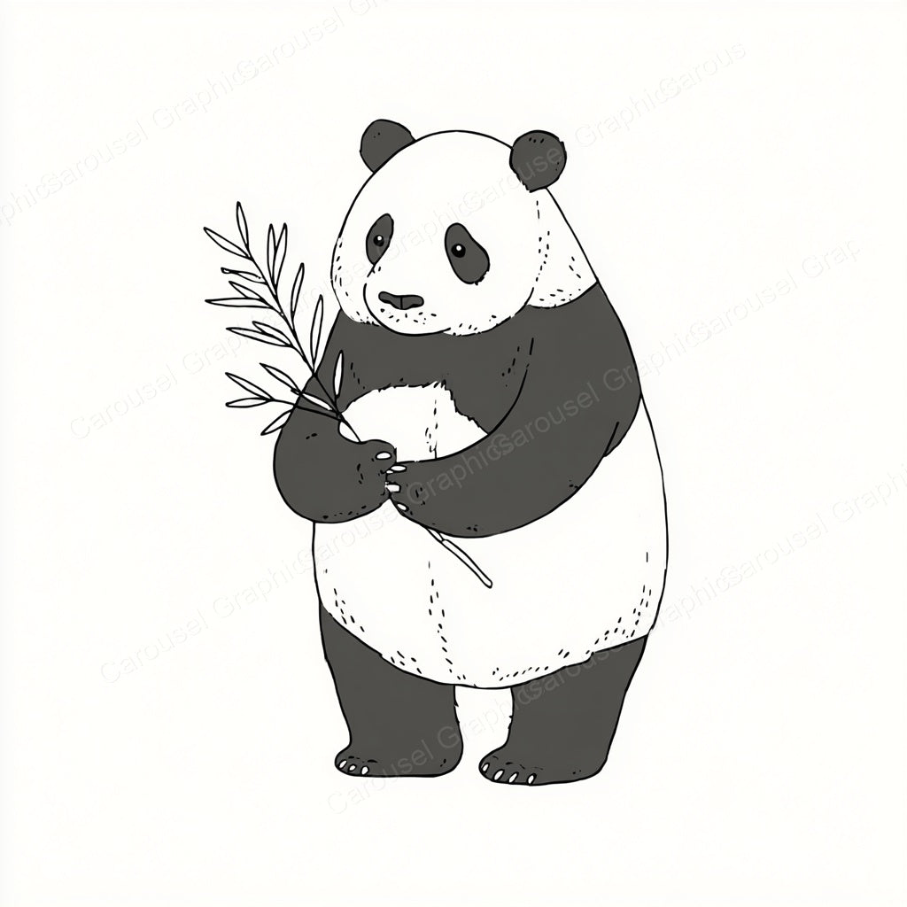 Panda Vector Graphic preview