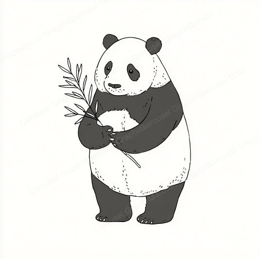 Panda Vector Graphic preview