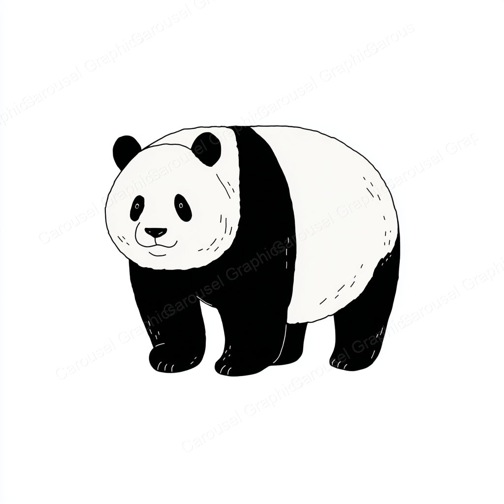 Panda Vector Graphic preview
