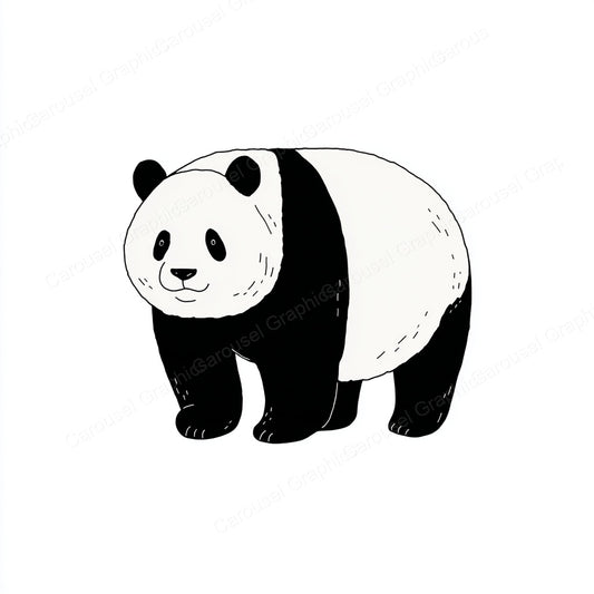 Panda Vector Graphic preview