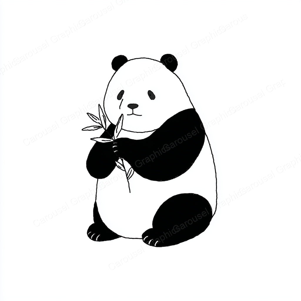 Panda Vector Graphic preview