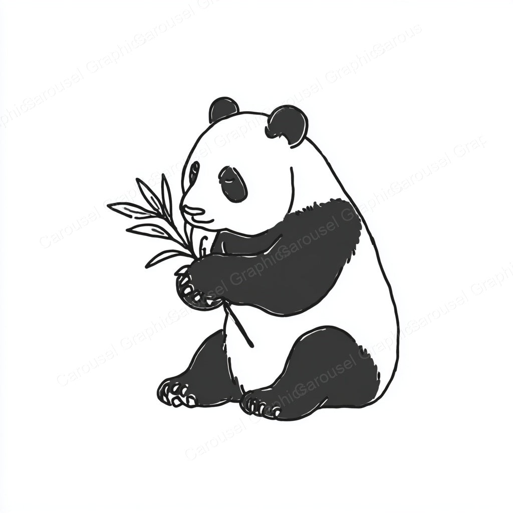 Panda Vector Graphic preview
