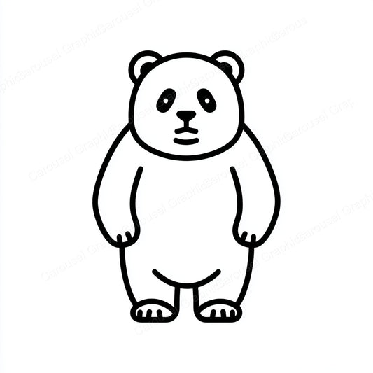 Panda Vector Graphic preview