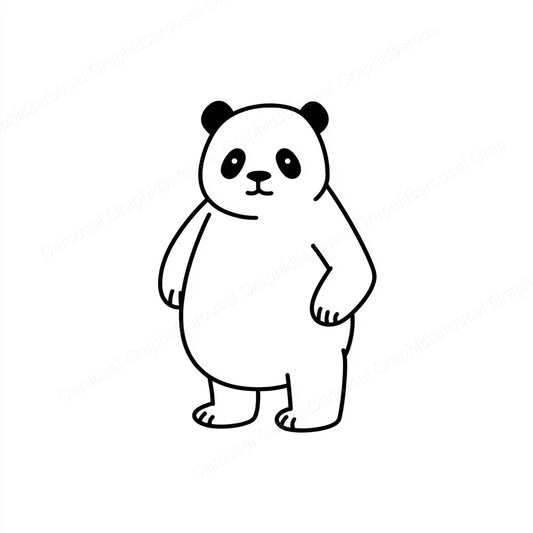 Panda Vector Graphic preview