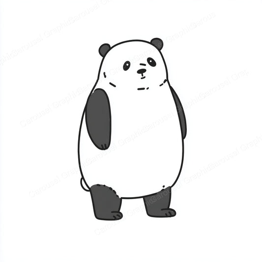Panda Vector Graphic preview