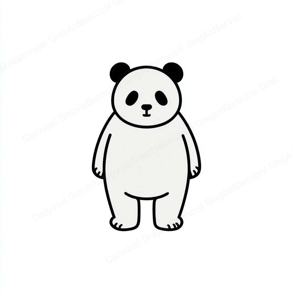 Panda Vector Graphic preview