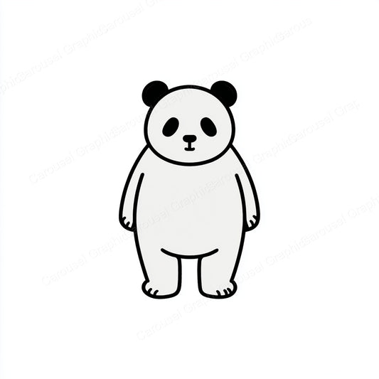 Panda Vector Graphic preview