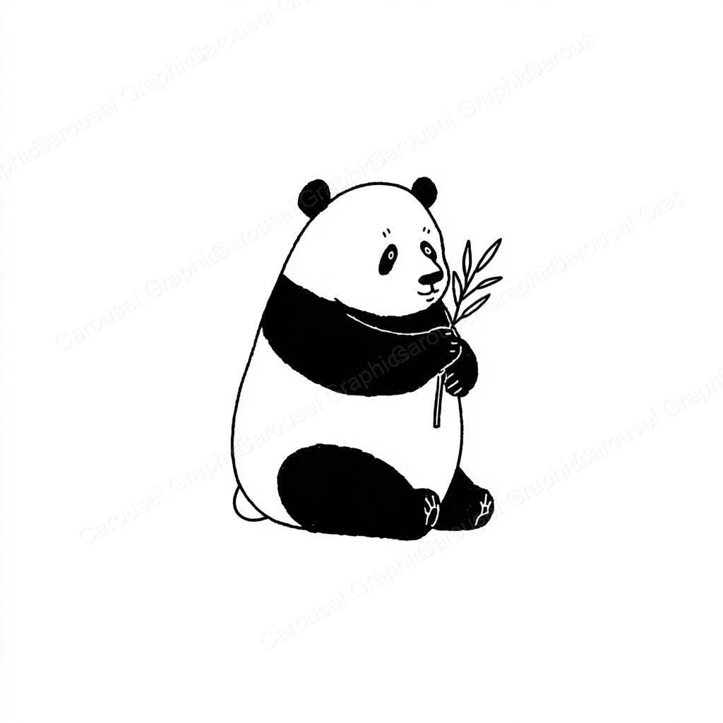 Panda Vector Graphic preview