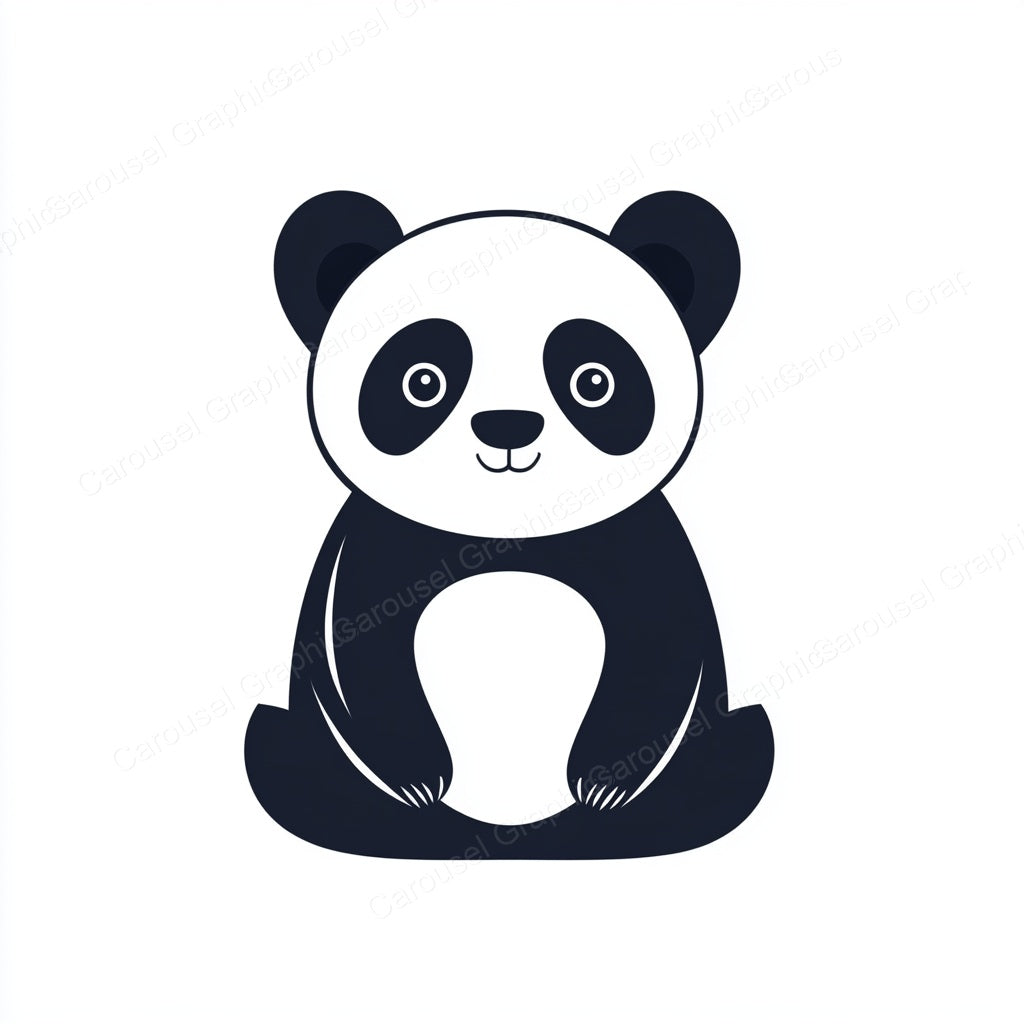 Panda Vector Graphic preview