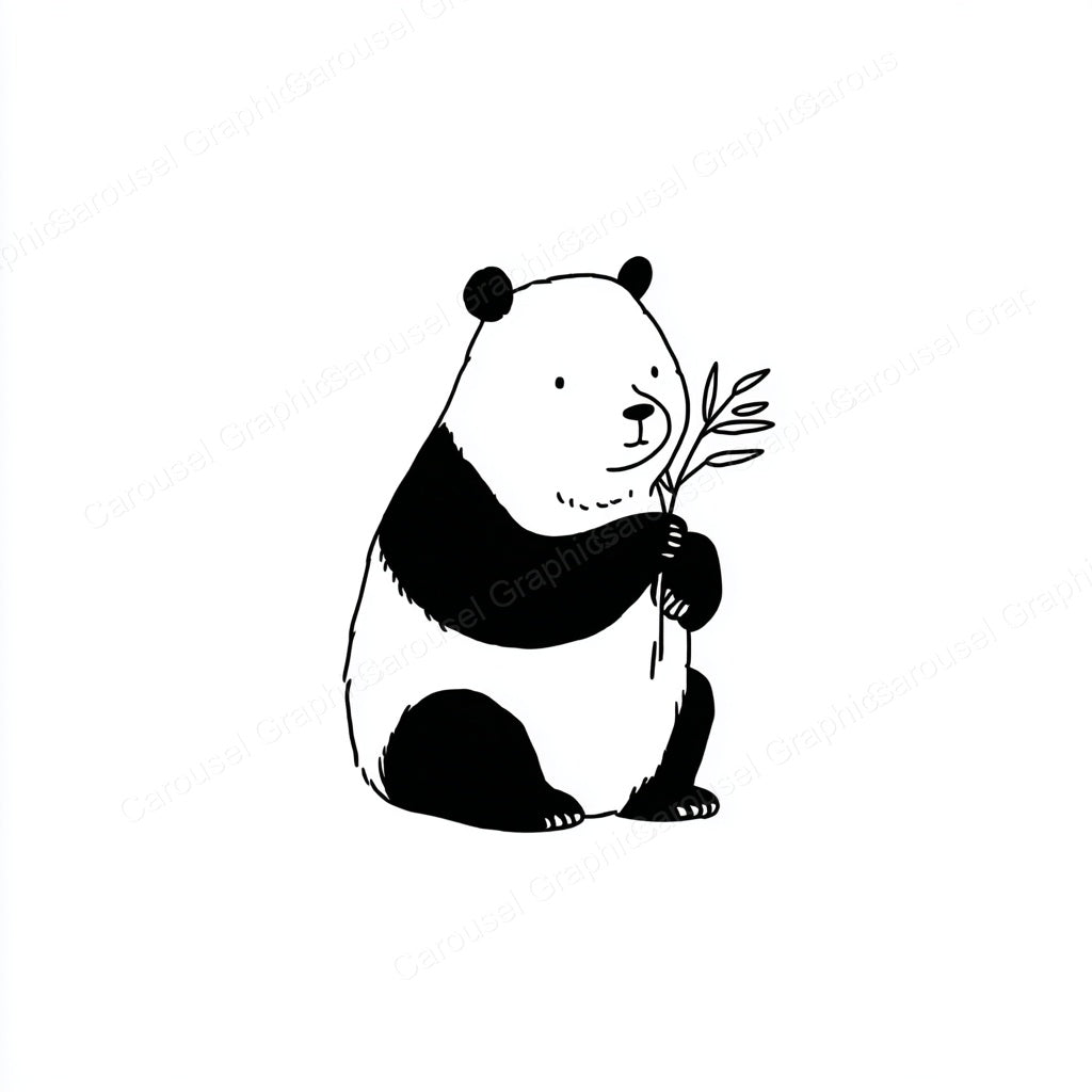 Panda Vector Graphic preview