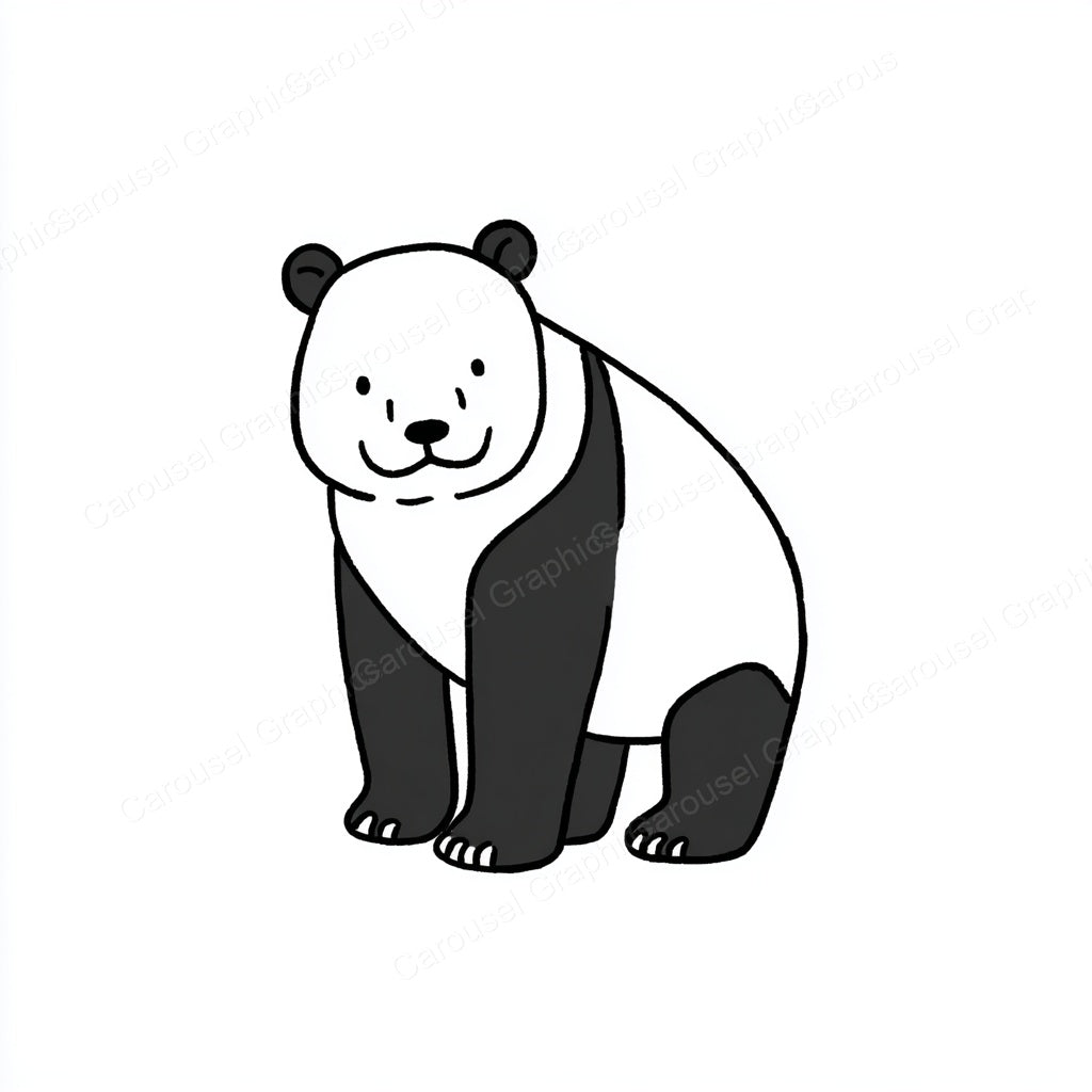 Panda Vector Graphic preview
