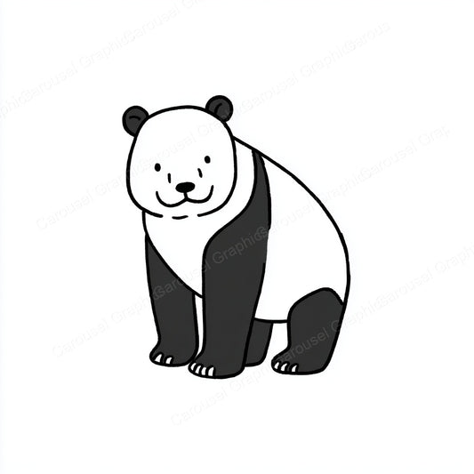 Panda Vector Graphic preview