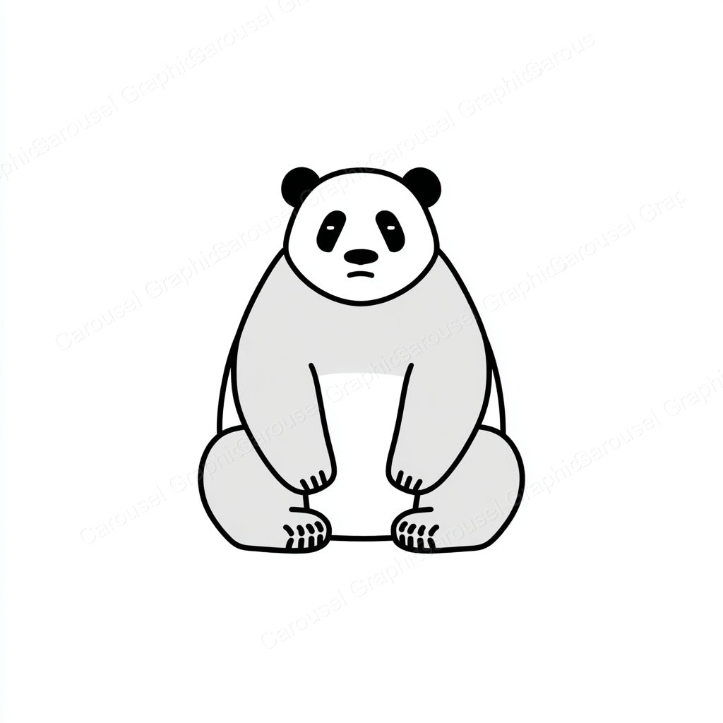 Panda Vector Graphic preview