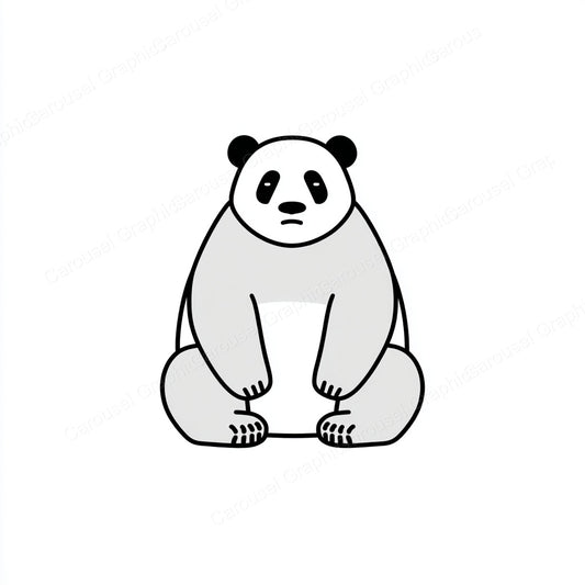 Panda Vector Graphic preview