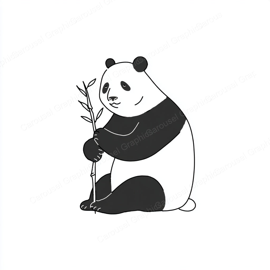 Panda Vector Graphic preview