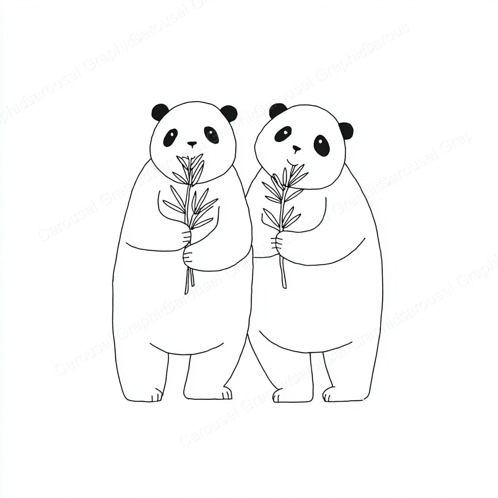 Panda Vector Graphic preview