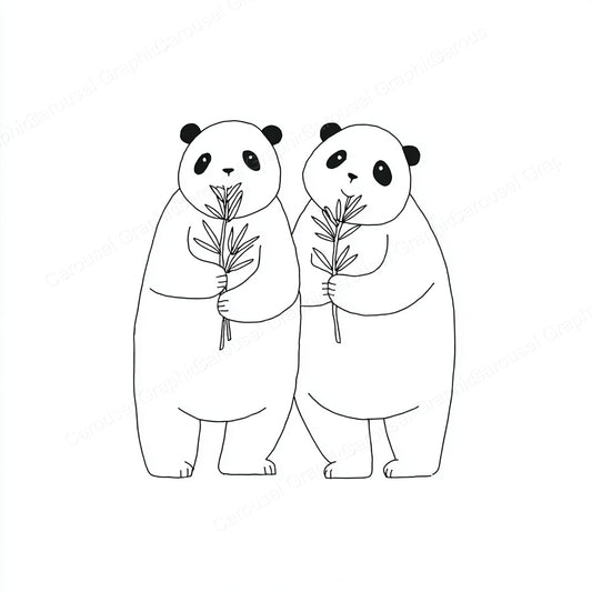 Panda Vector Graphic preview