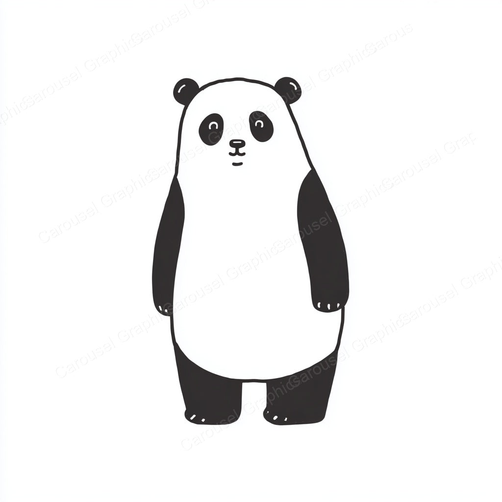 Panda Vector Graphic preview