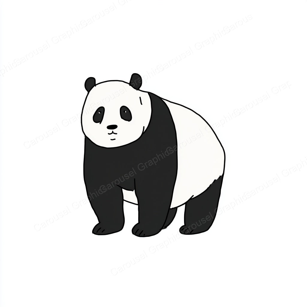 Panda Vector Graphic preview