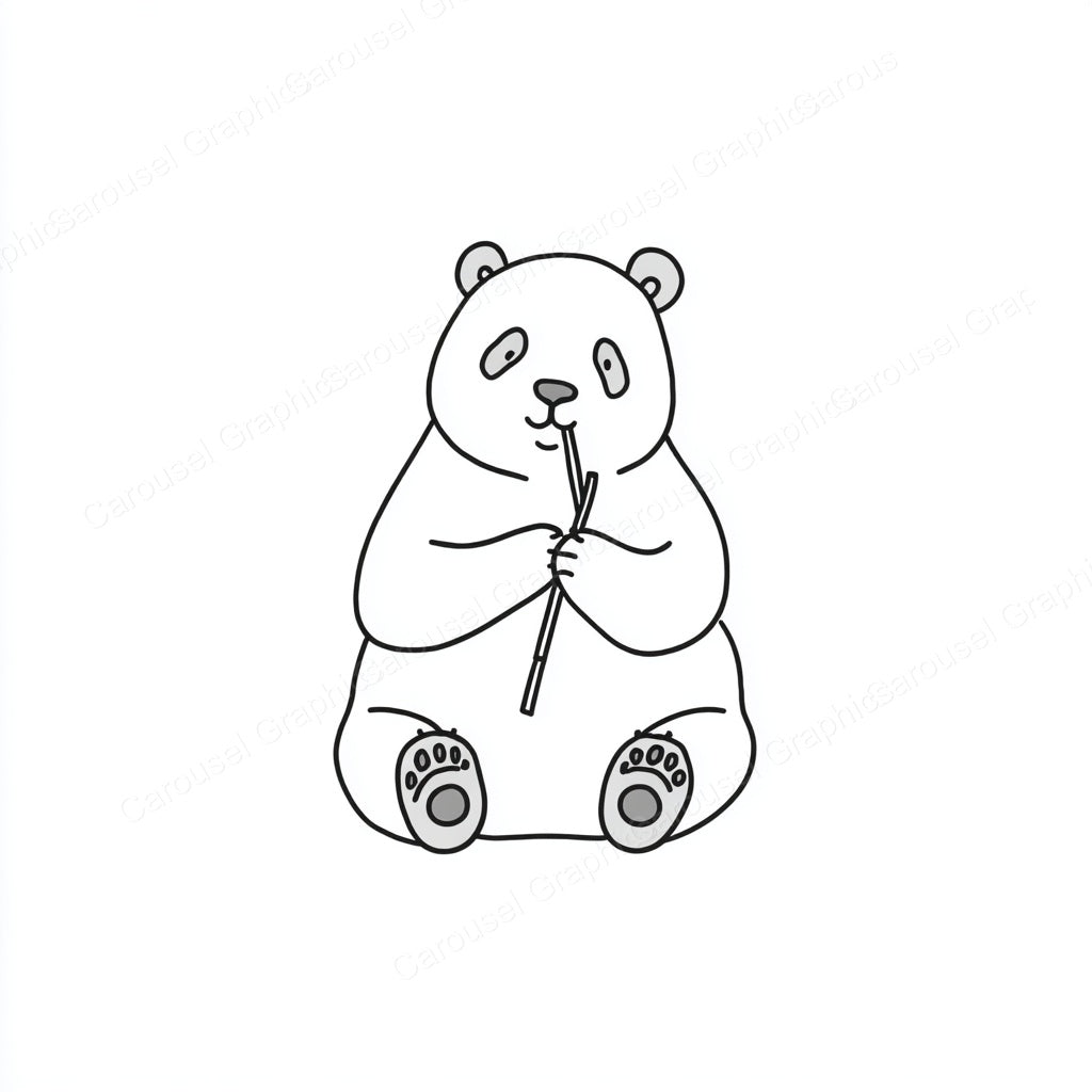Panda Vector Graphic preview