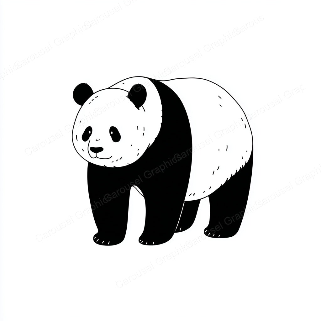 Panda Vector Graphic preview