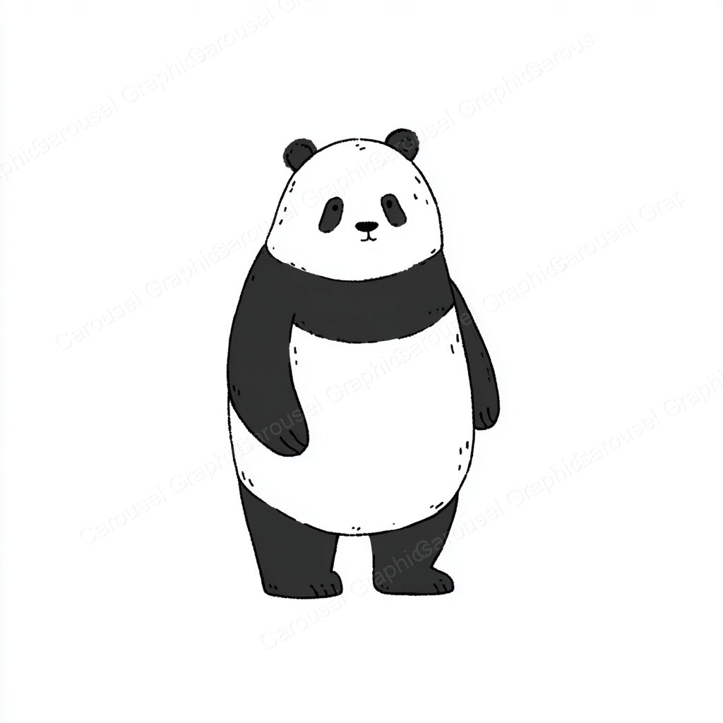 Panda Vector Graphic preview