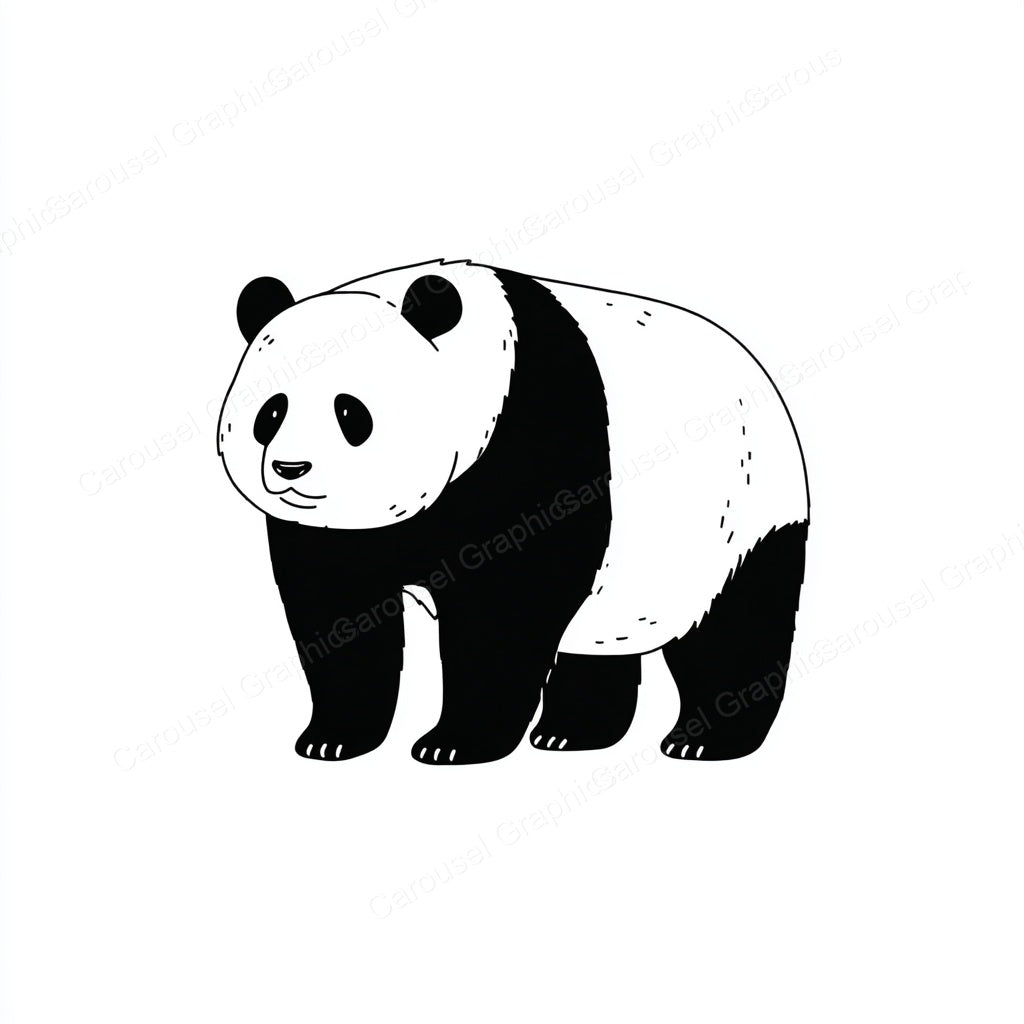 Panda Vector Graphic preview
