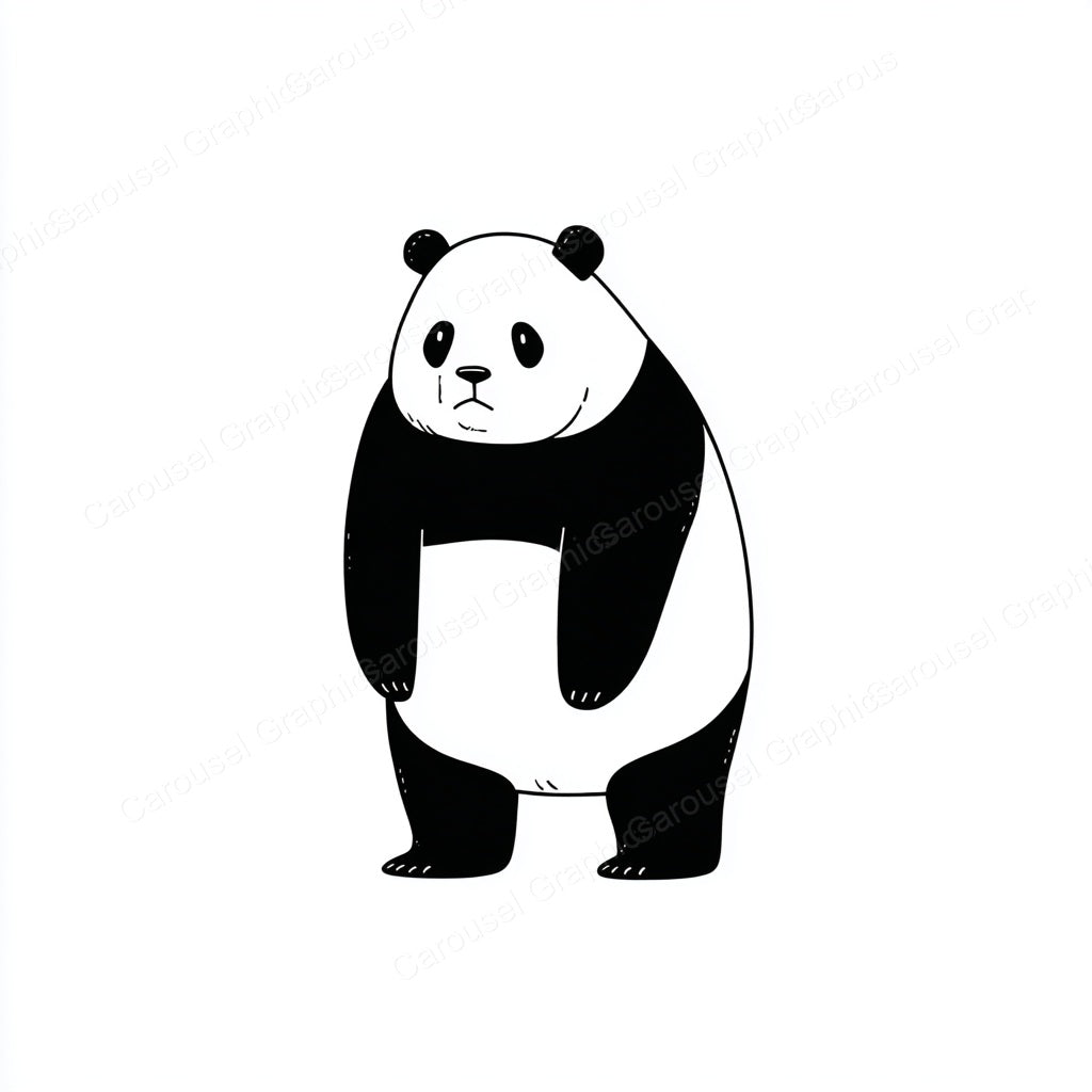 Panda Vector Graphic preview