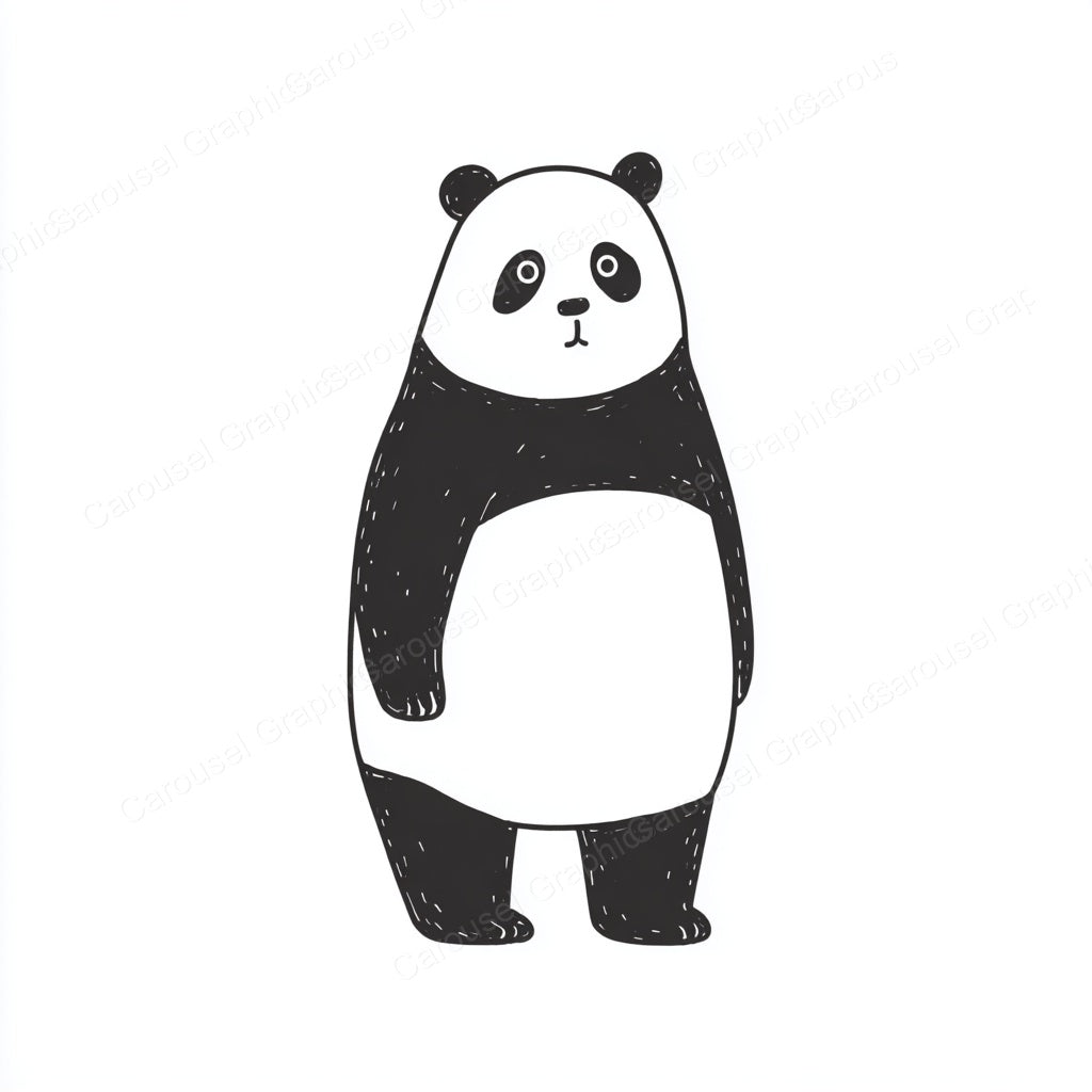 Panda Vector Graphic preview