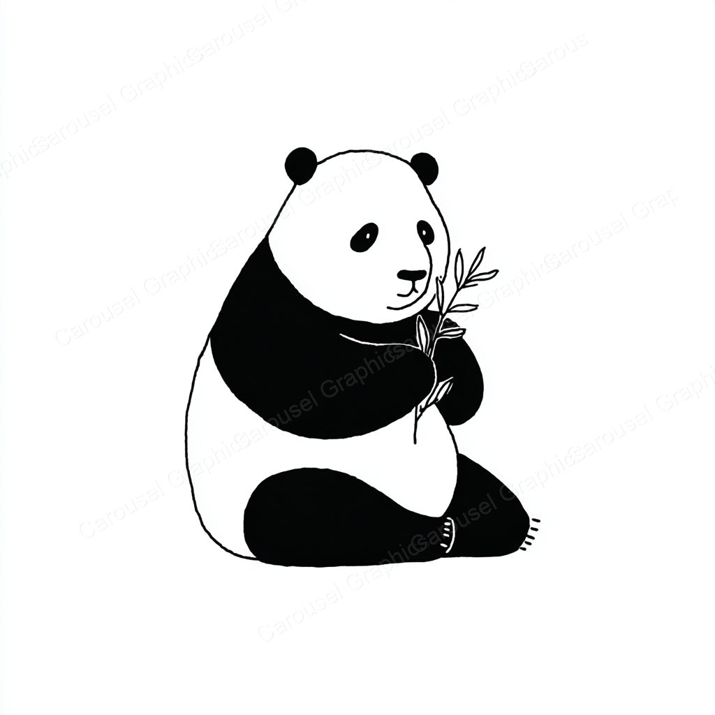 Panda Vector Graphic preview