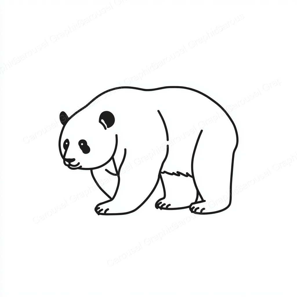 Panda Vector Graphic preview