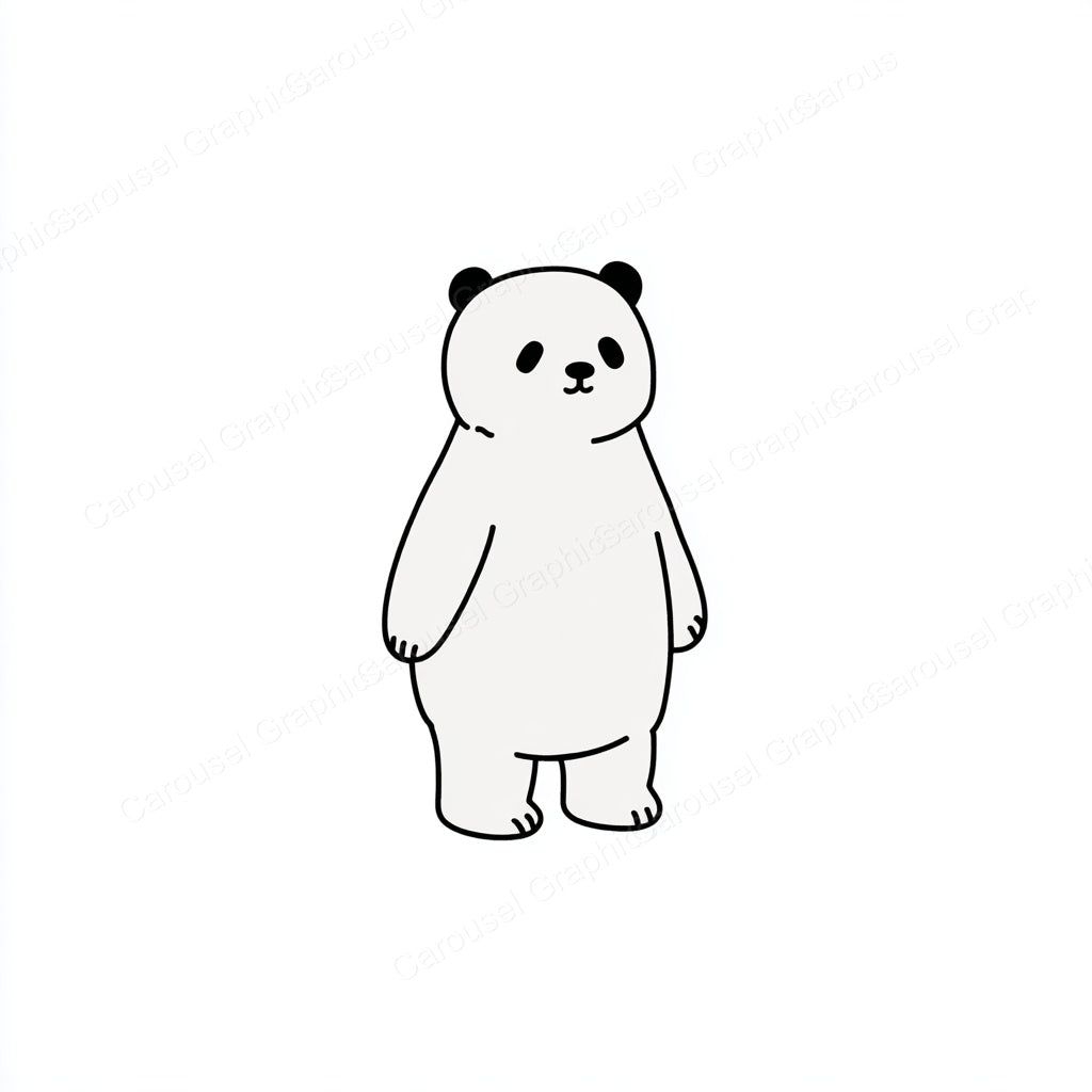 Panda Vector Graphic preview