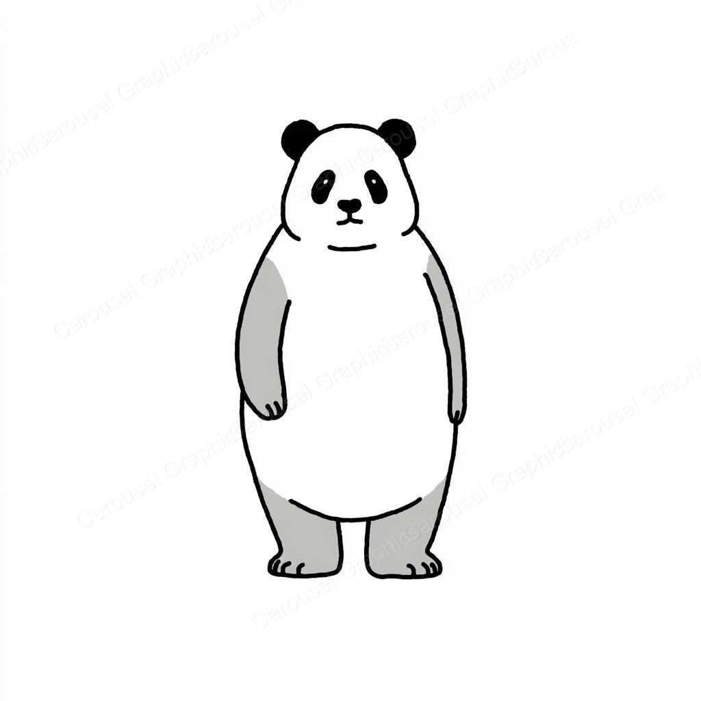 Panda Vector Graphic preview