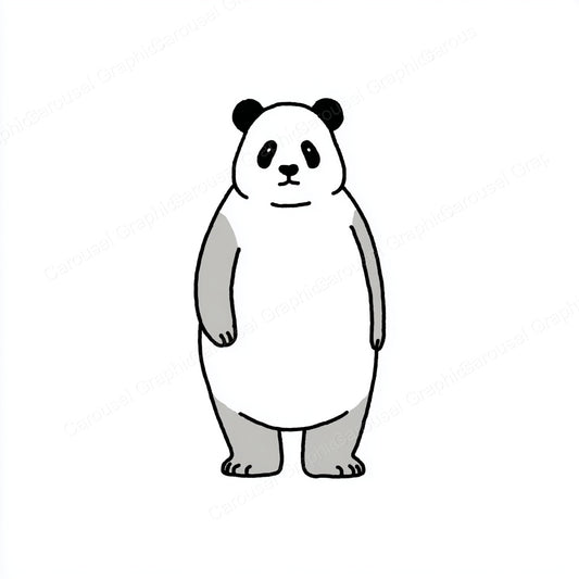 Panda Vector Graphic preview