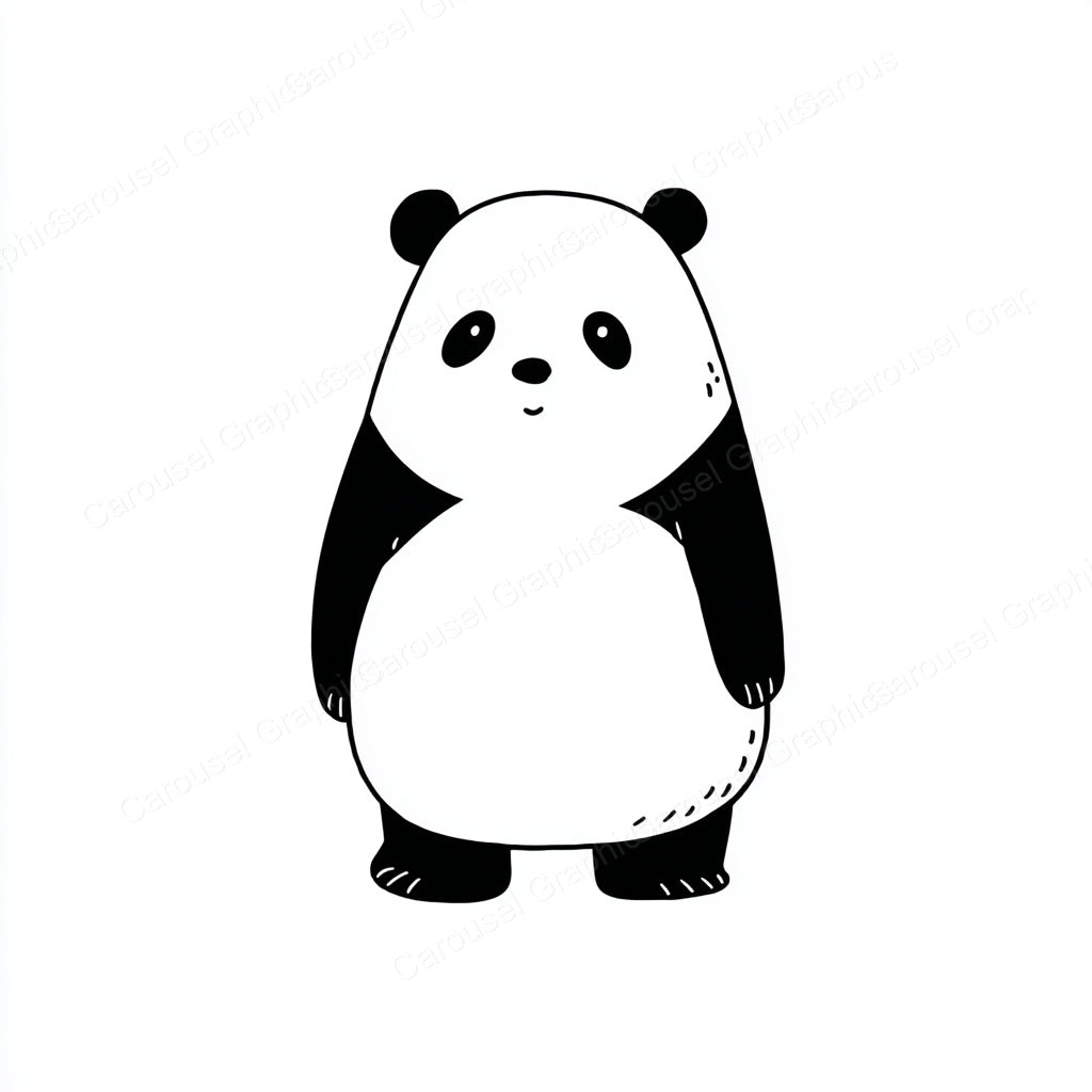 Panda Vector Graphic preview