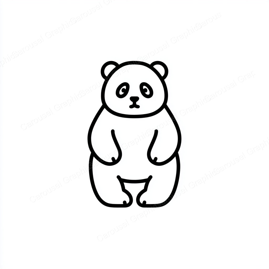 Panda Vector Graphic preview