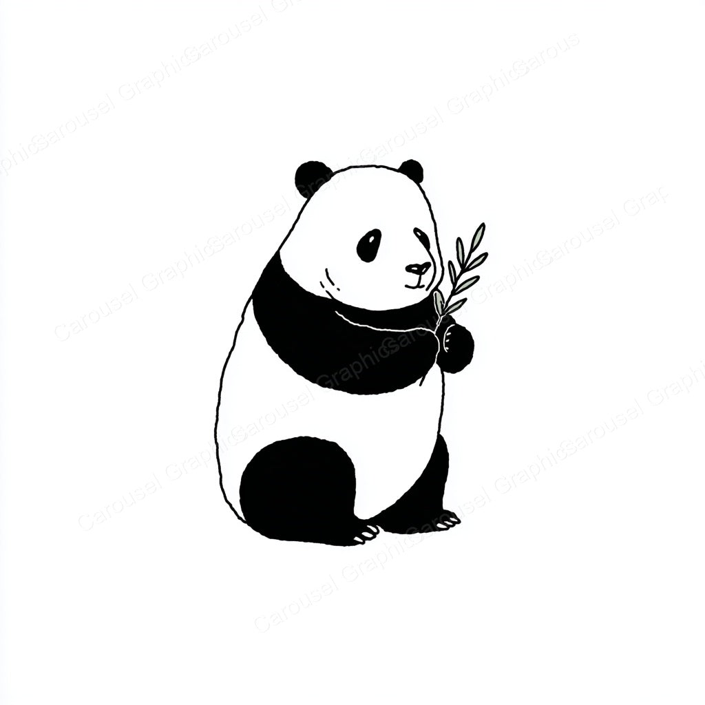 Panda Vector Graphic preview