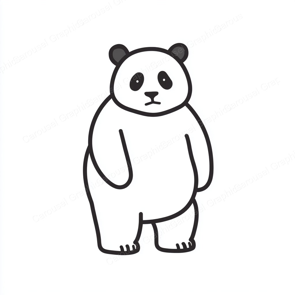 Panda Vector Graphic preview