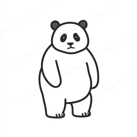 Panda Vector Graphic preview