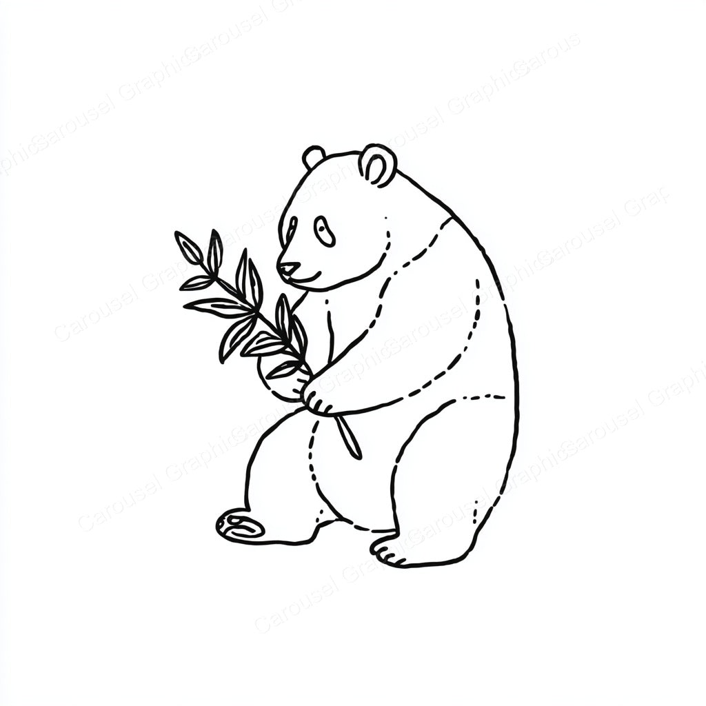 Panda Vector Graphic preview