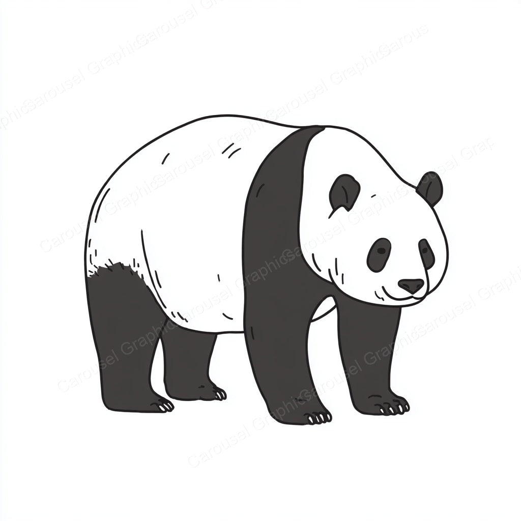 Panda Vector Graphic preview