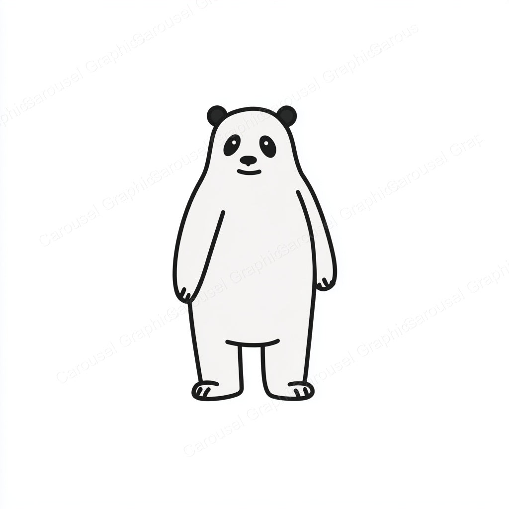 Panda Vector Graphic preview