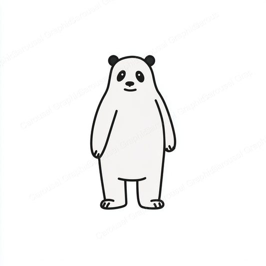 Panda Vector Graphic preview