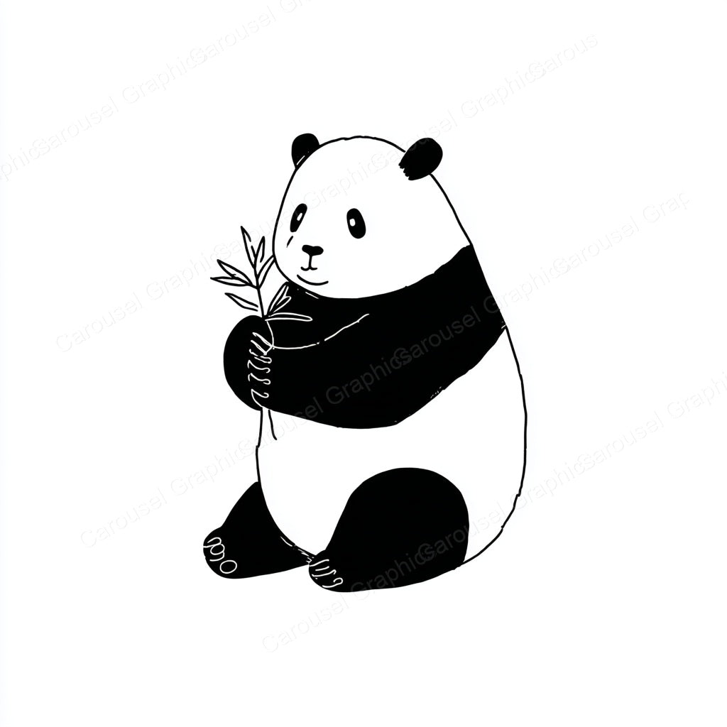 Panda Vector Graphic preview