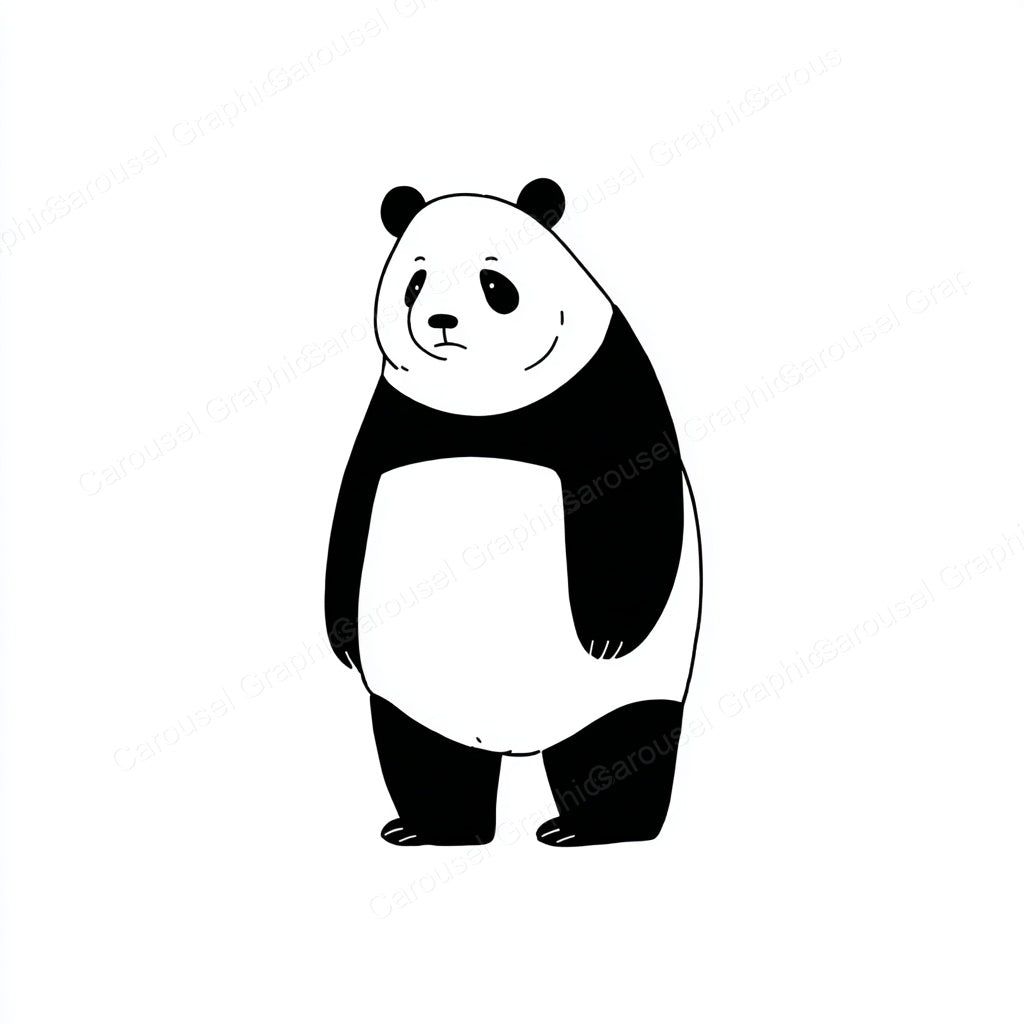 Panda Vector Graphic preview