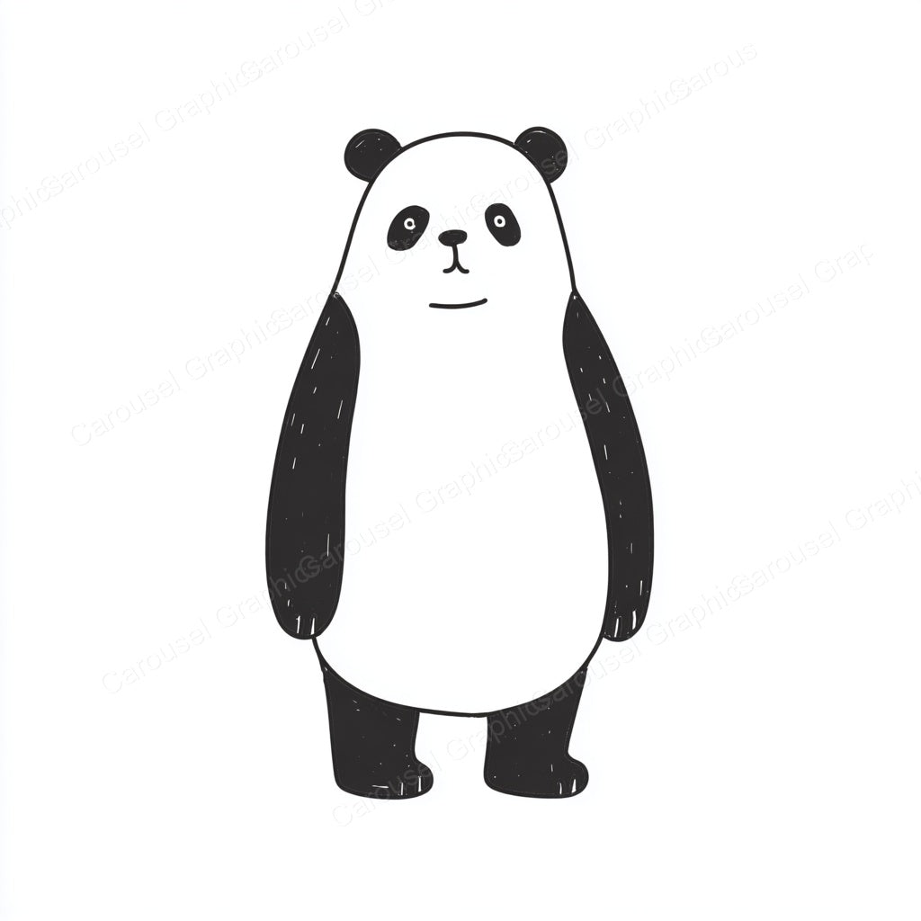 Panda Vector Graphic preview