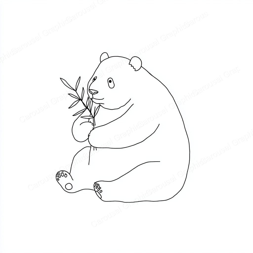 Panda Vector Graphic preview